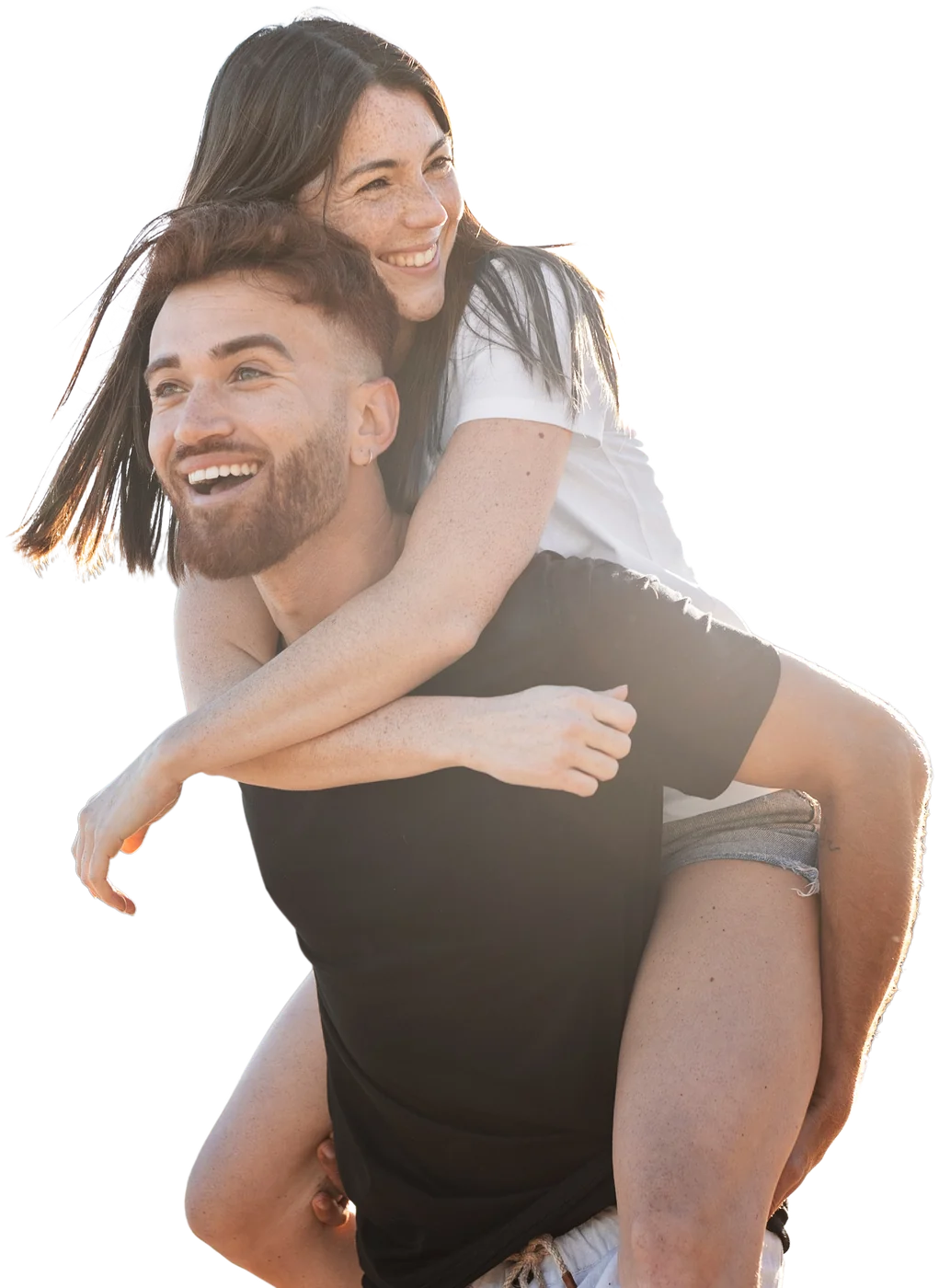 Pareja feliz — planificación familiar