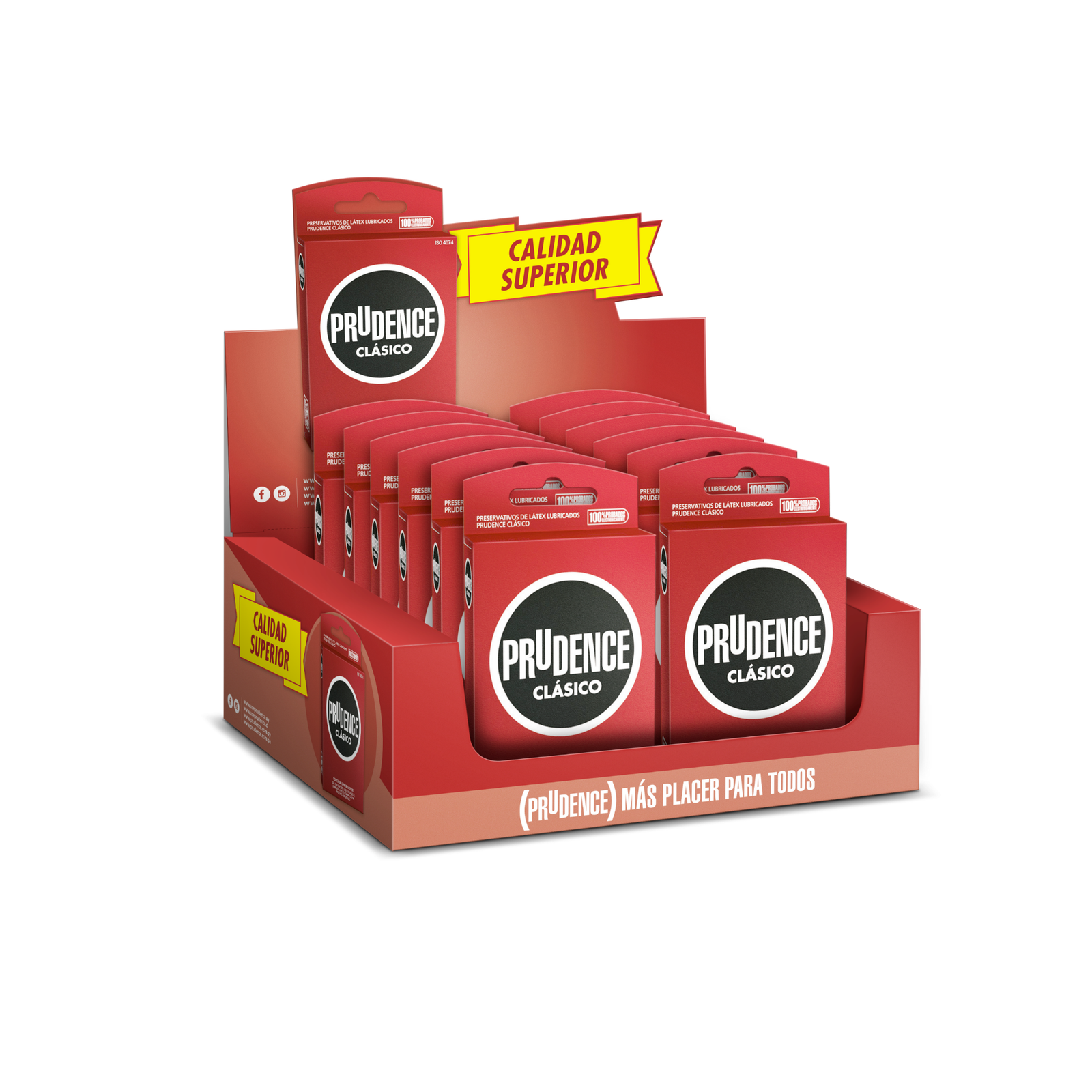 Prudence Clásico x3 — caja display
