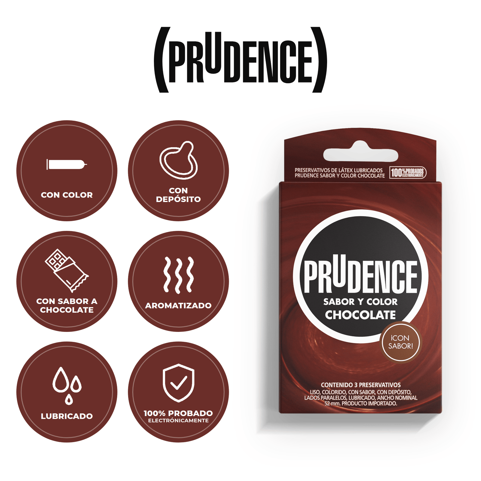 Prudence Chocolate x3 — beneficios del producto