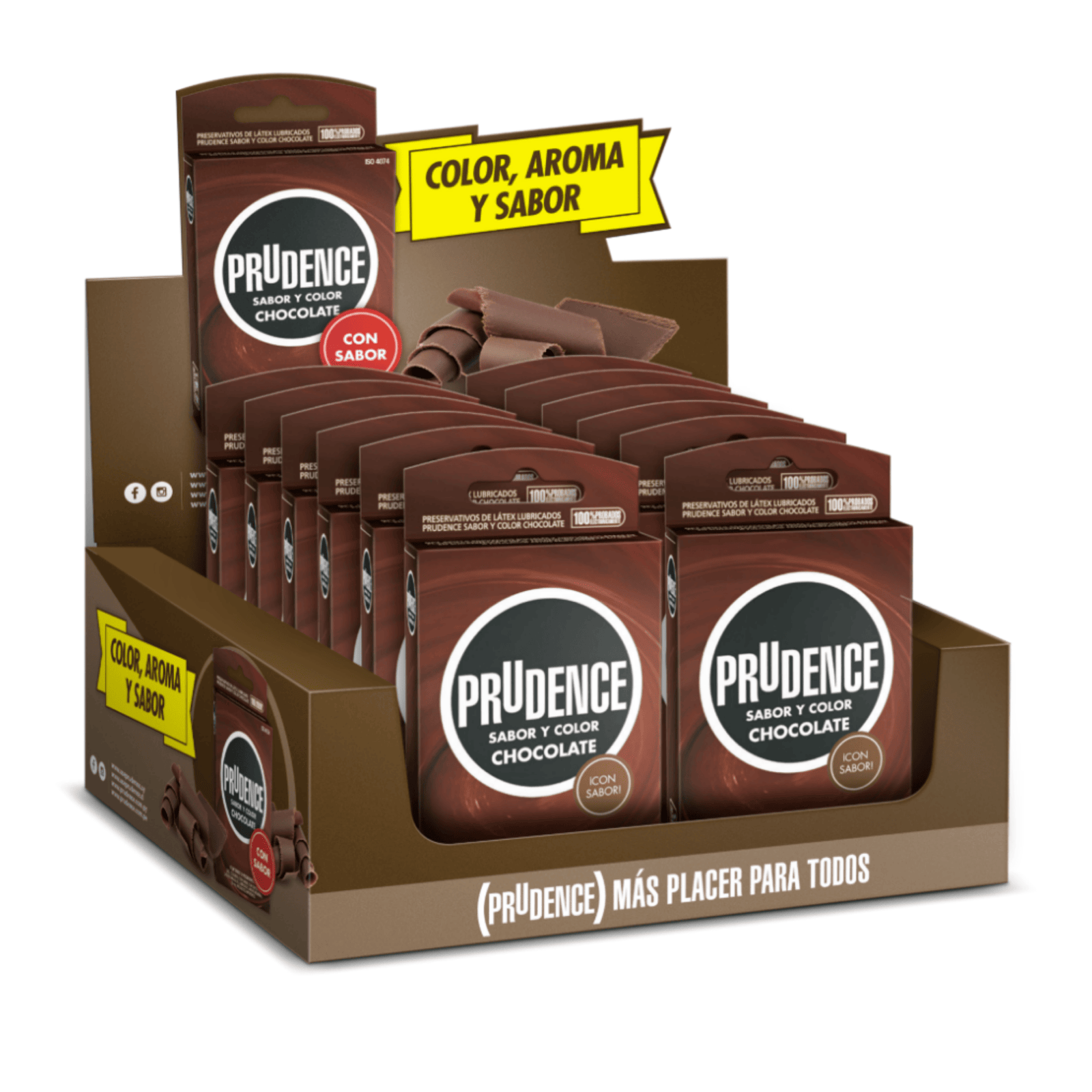 Prudence Chocolate x3 — caja display