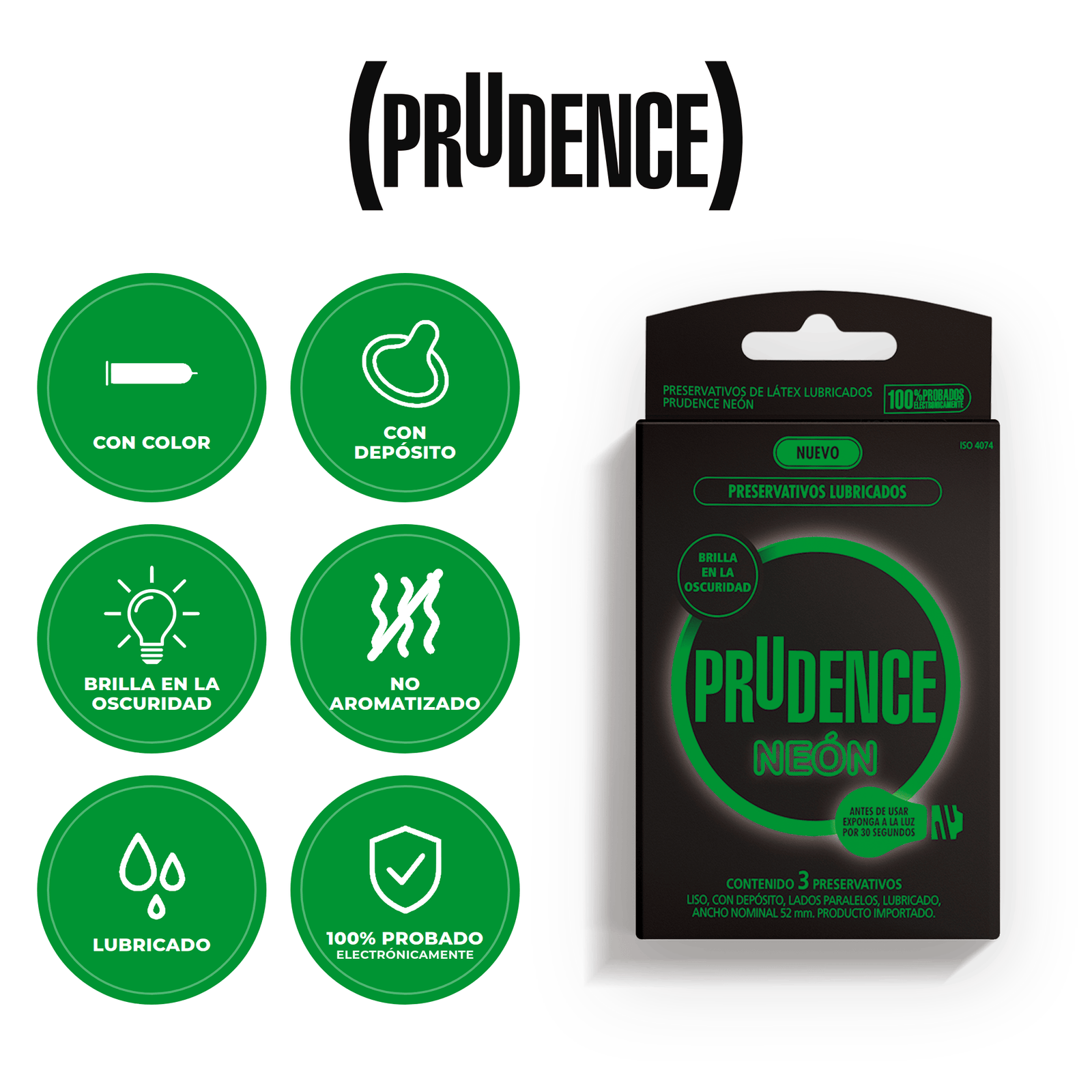 Prudence Neón x3 — beneficios del producto