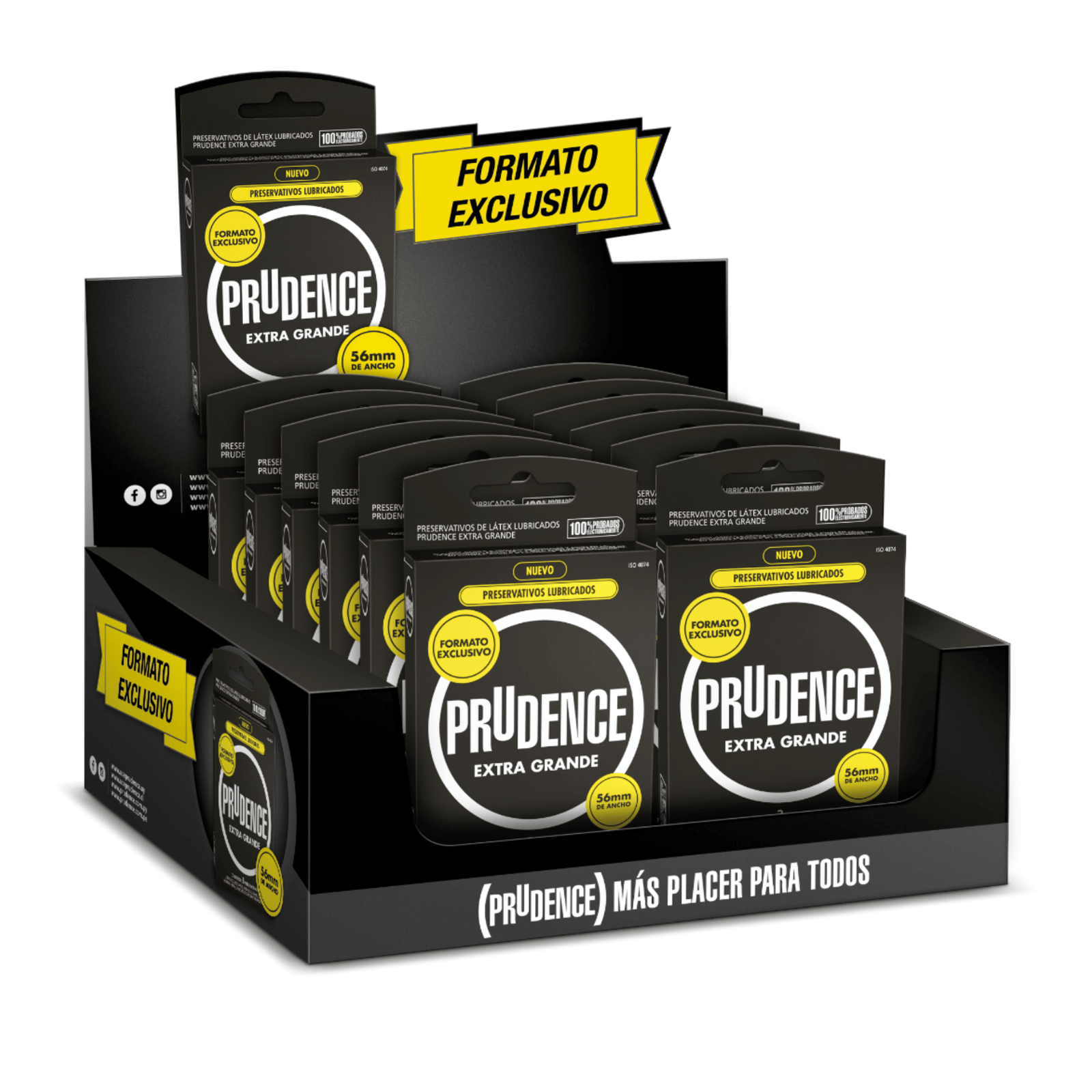 Prudence Extra Grande x3 — caja display